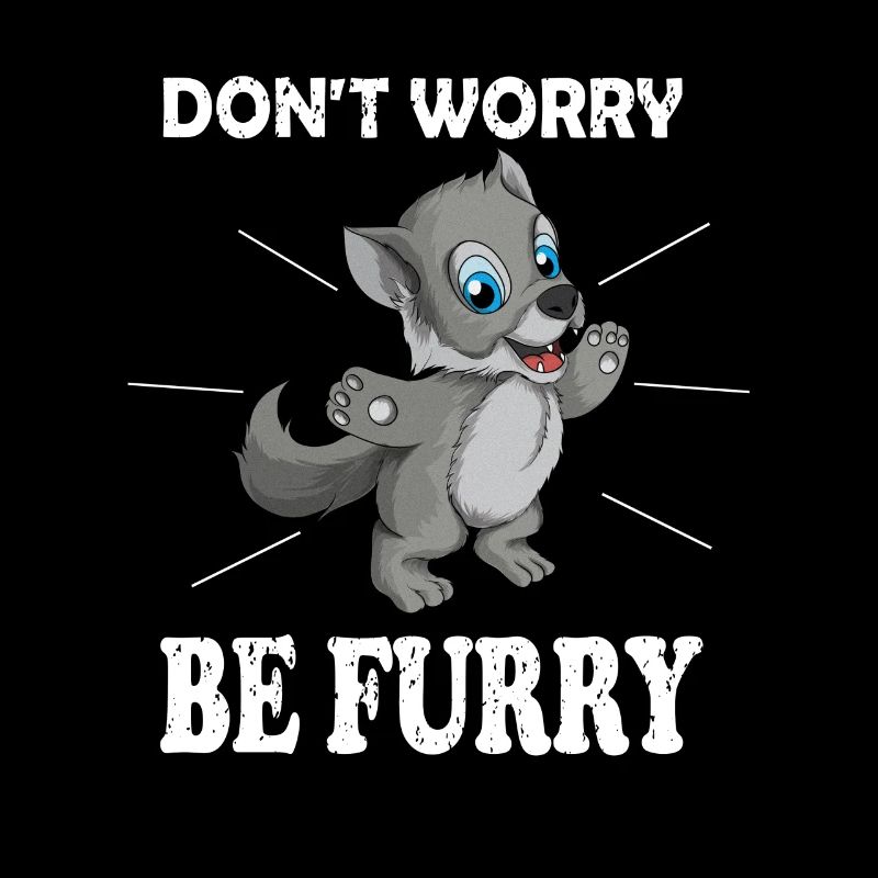 Doux loup disant Ne t'inquiète pas, soit Furry Fox