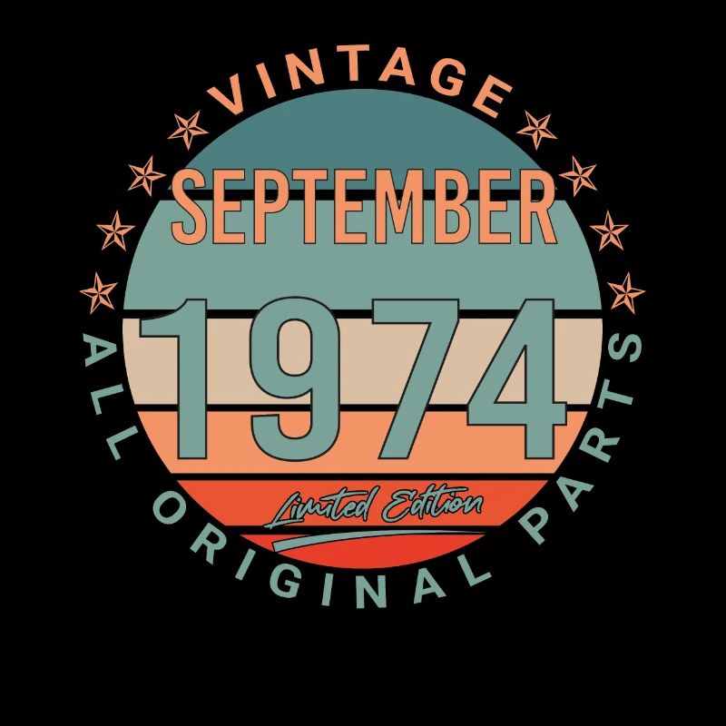 September 1974 Vintage Geschenkidee