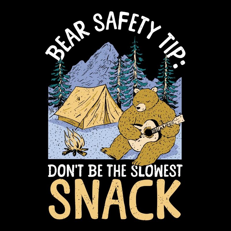 Camping Bear Attack Tip Randonnée Camper