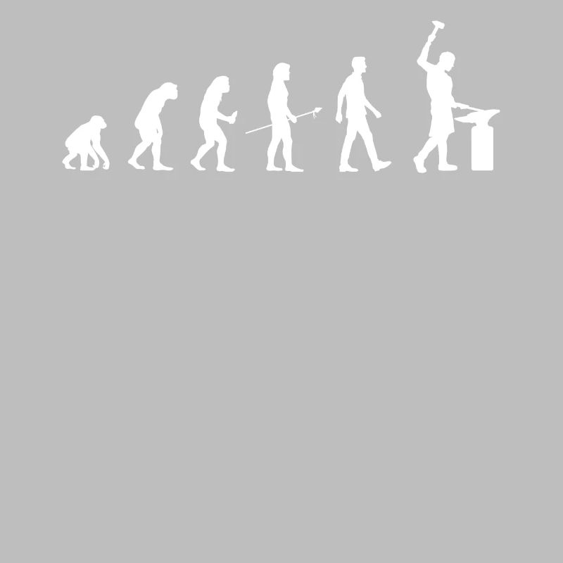 Evolution Man Blacksmithing Blacksmith Gift