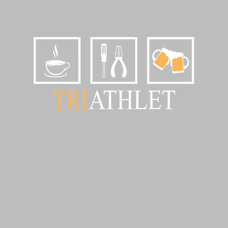 Triathlete electronics engineer beer funny electrician