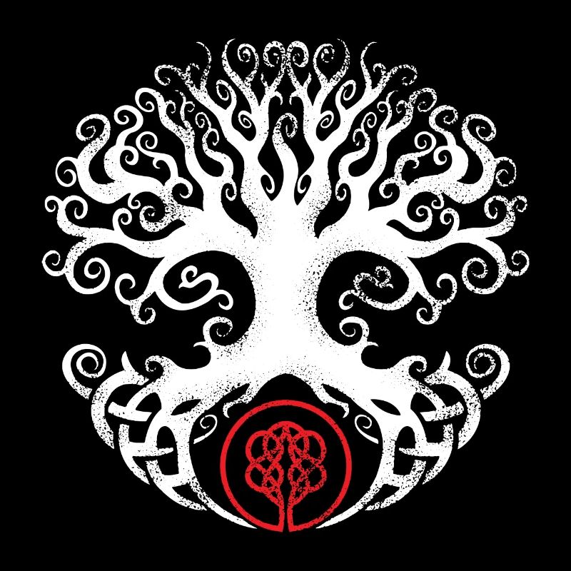 Wikinger Yggdrasil - Weltenbaum - Lebensbaum
