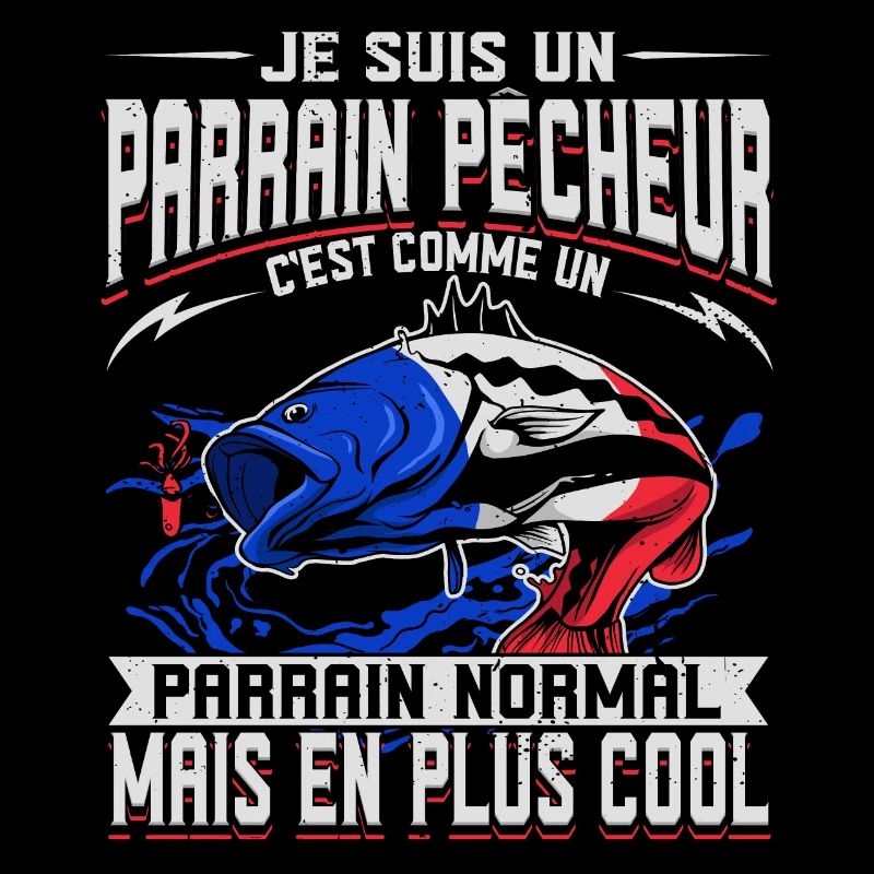 Pêcheur Poisson Parrain Pêcheur