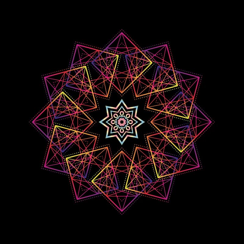 Géométrie sacrée Fleur de vie cube de Métatron