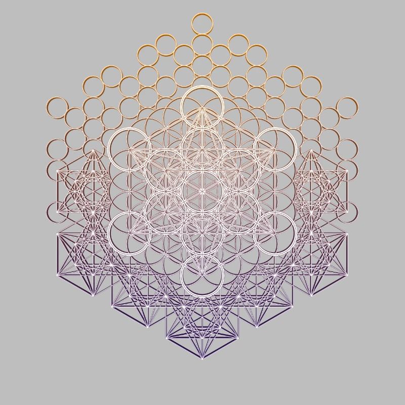 Métatrons Cube Géométrie Sacrée Connectée