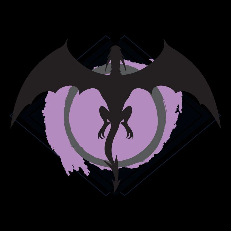 Schwarzer Drache
