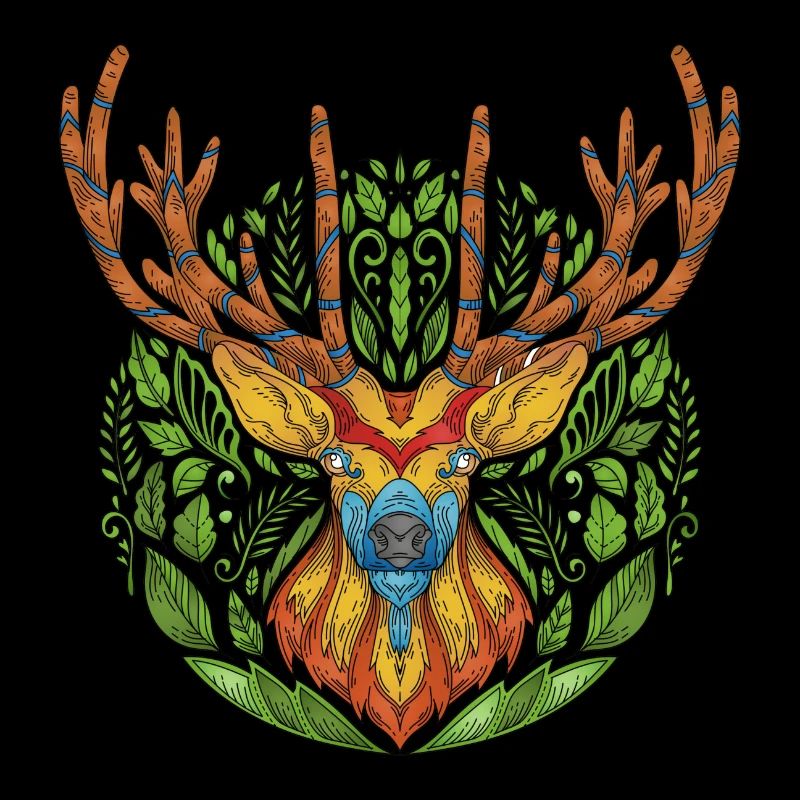 Tête de cerf de cerf