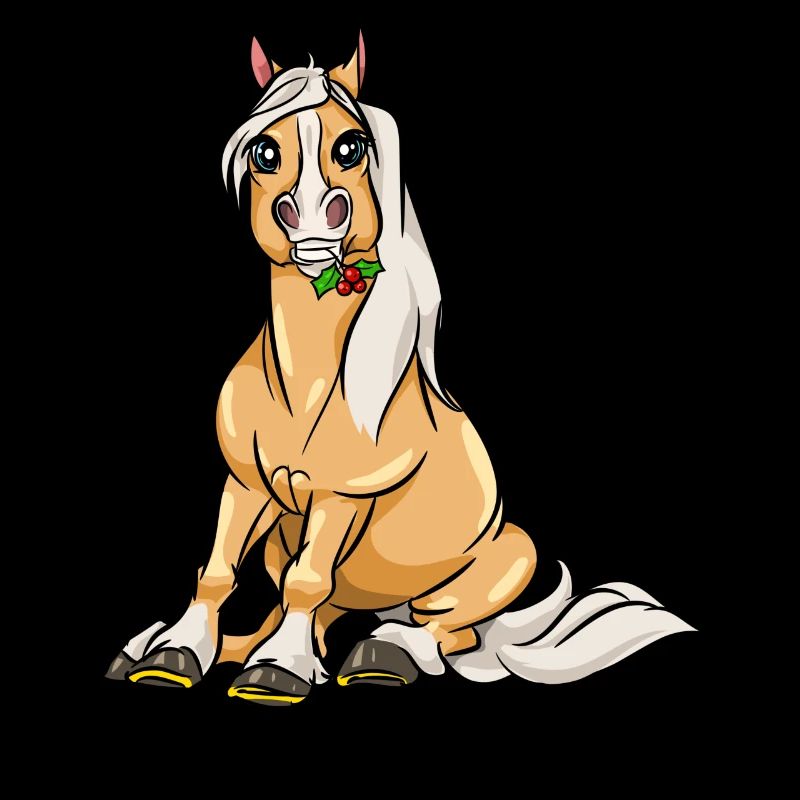 Haflinger Pferd Niedlich Stute Geschenk