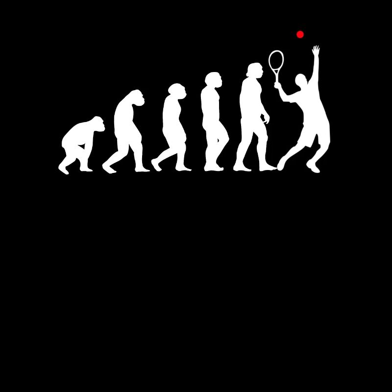 Tennis evolution tennis player tennis racket