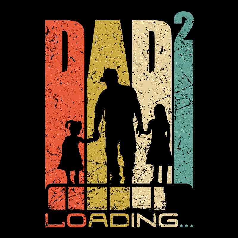 Papa 2 Töchter Vater werden Geschenk