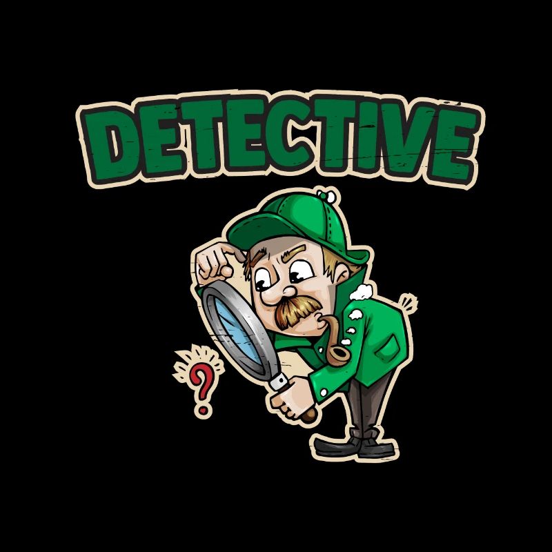 Detektiv mit Lupe