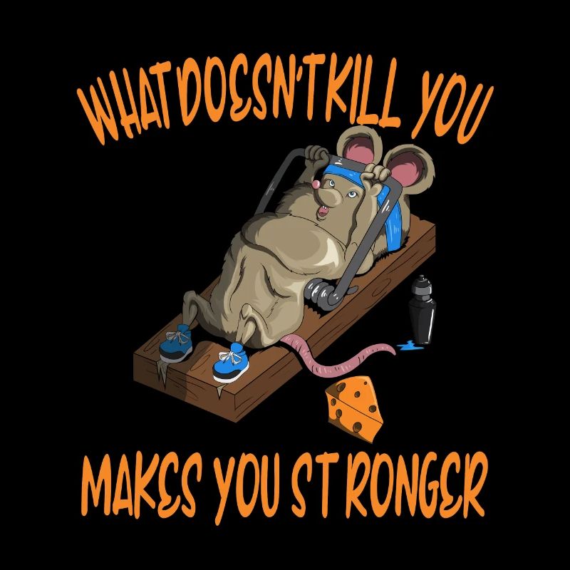Funny Mouse Training Mousetrap Fitness Cheese