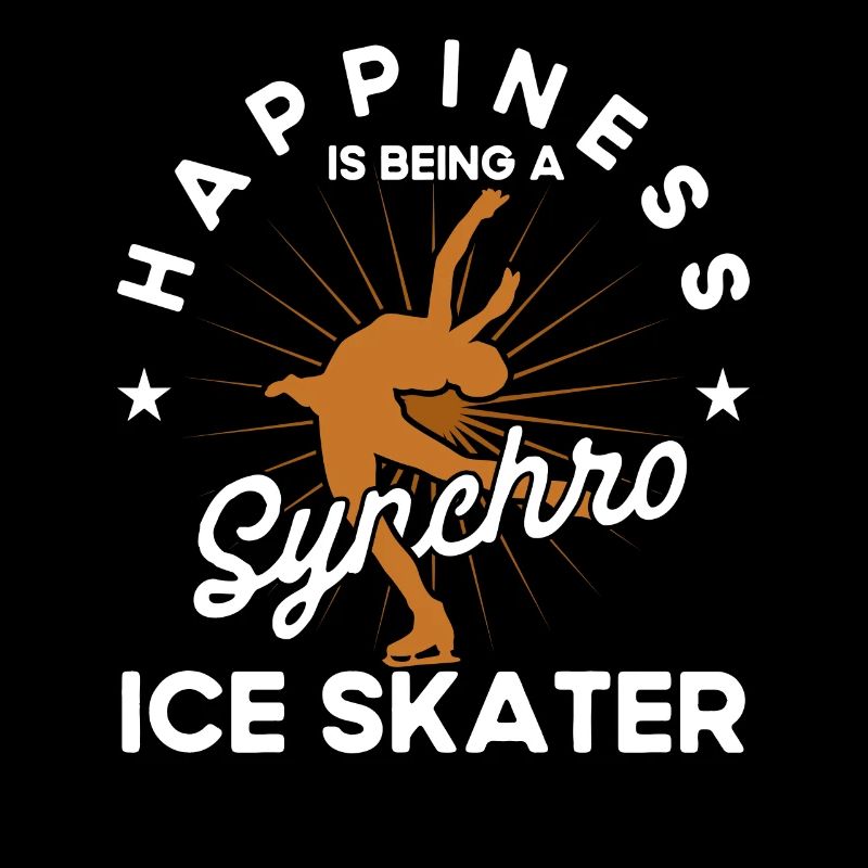 Synchro Gruppe Eiskunstläufer Schlittschuhlaufen