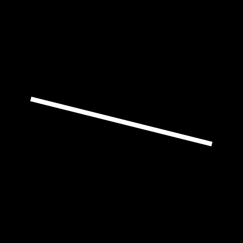 Ligne blanche simple