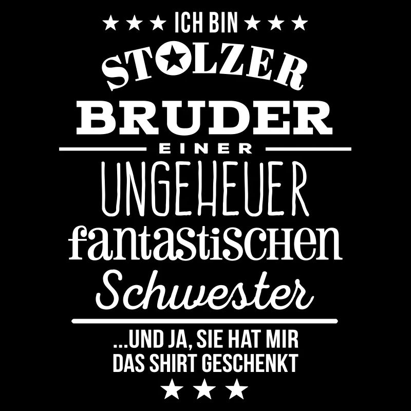 Stolzer Bruder Weihnachtsgeschenk Geburtstag Bro