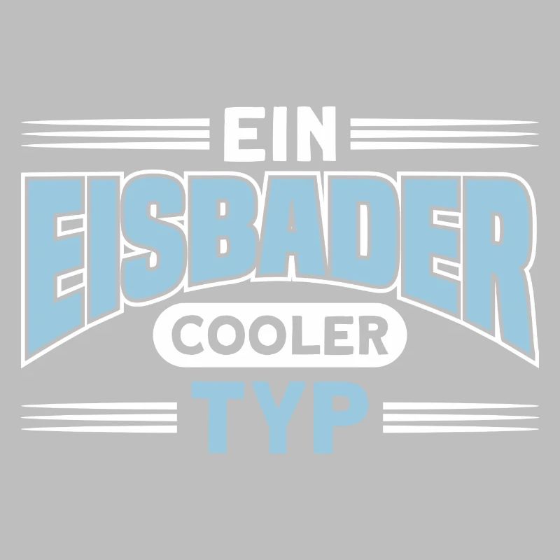 Ein Eisbader Cooler Typ