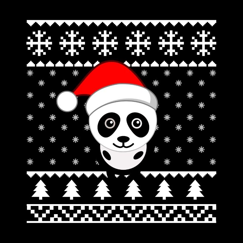 Christmas Panda Weihnachten Geschenkidee Geschenk