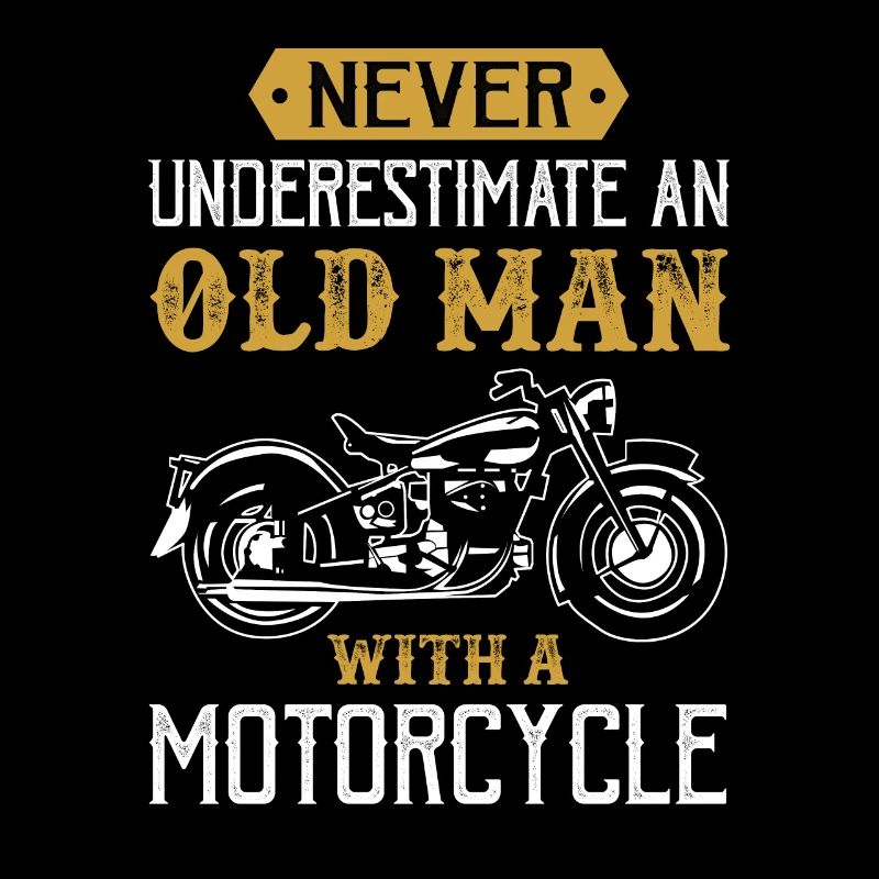 Never underestimating an old man with a motorcycle