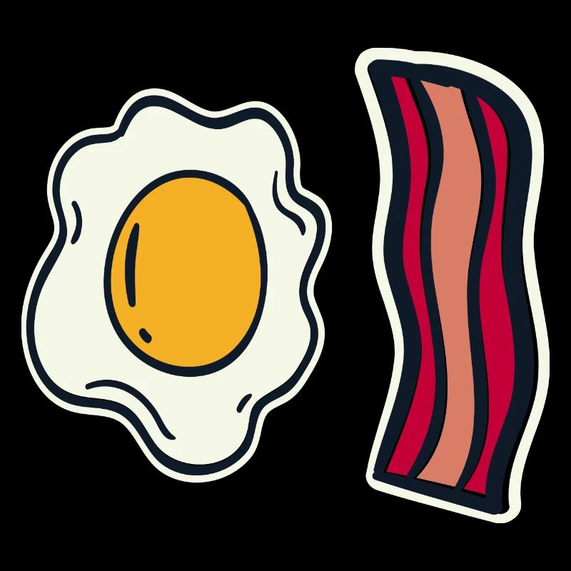 Œuf et bacon
