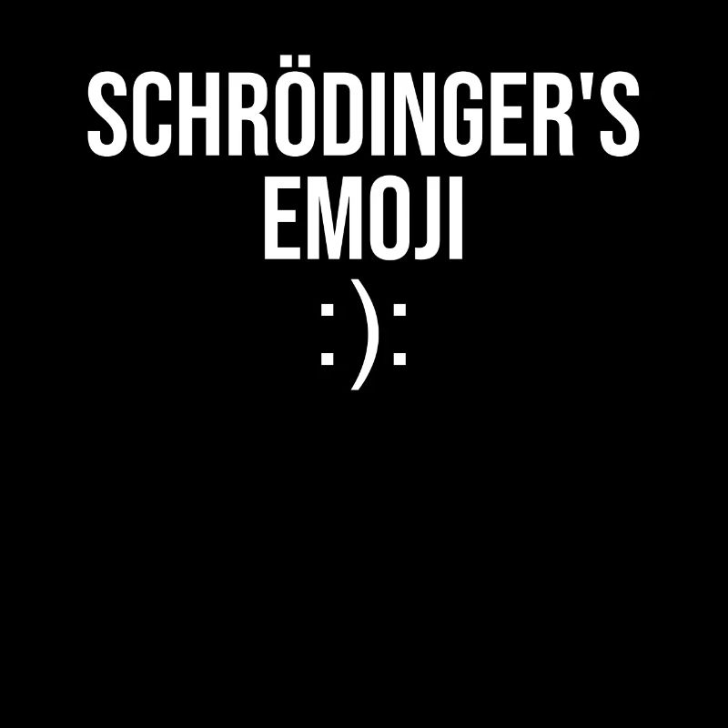 Physicien physicien Emoji de Schroedinger