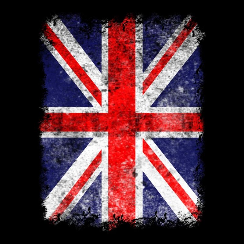 British flag. Proud Union Jack Flag. Cool British