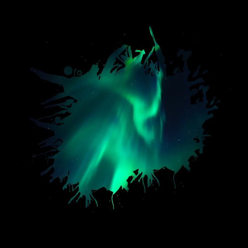 North Pole Aurora Color Spot