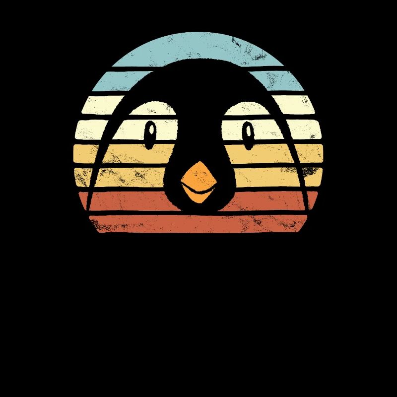 Retro Pinguin Spruch Pinguine