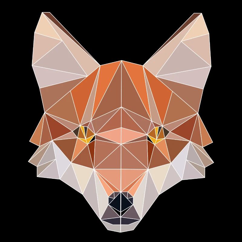 Tshirt polygonal Design Symmetrical Triangular
