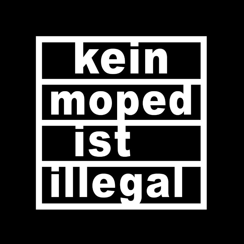 Moped Design für einen Mopedfahrer