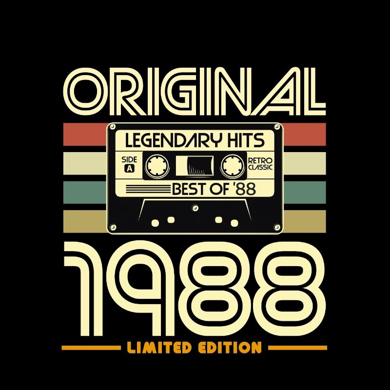 Original 1988 Retro Cassette