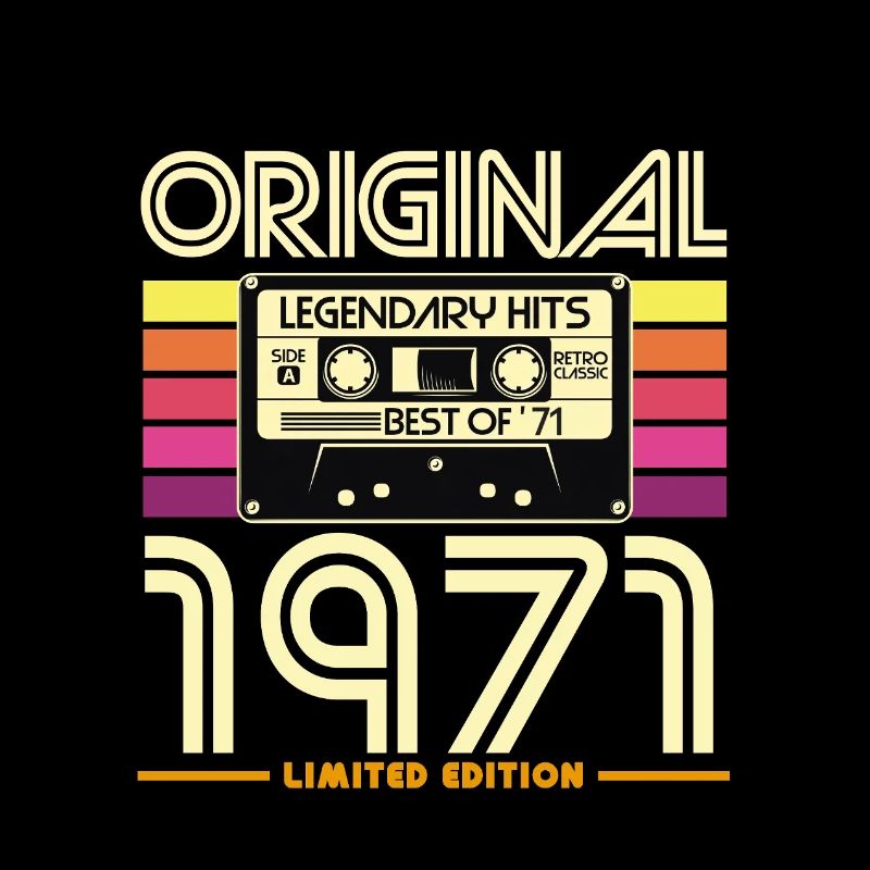 Cassette rétro 1971 Édition limitée