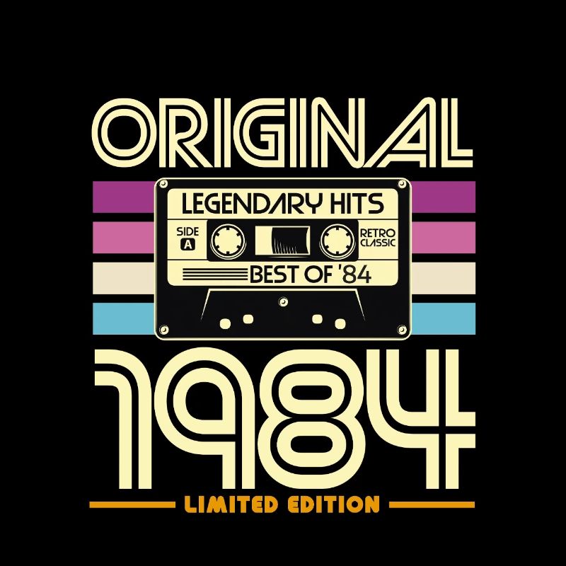 Original 1984 Cassette Retro Édition Limité