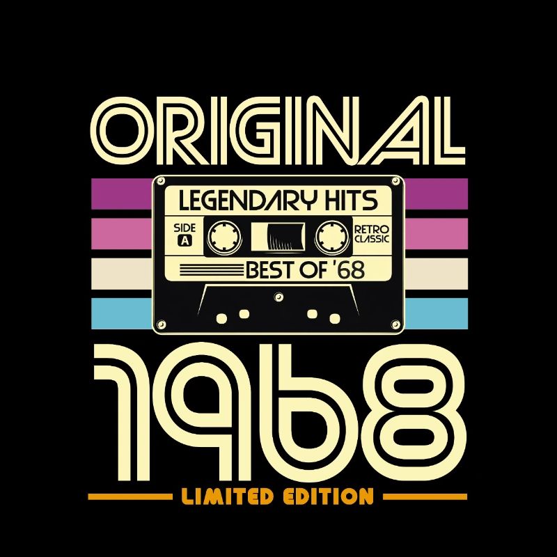 Original 1968 Hits Cassette Retro
