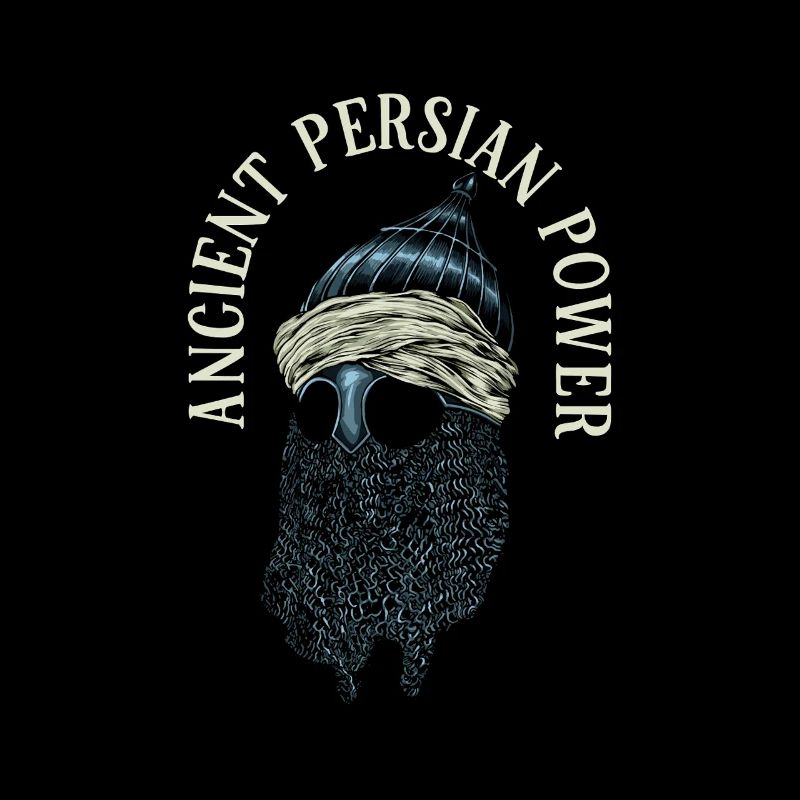 Persische Macht - persischer Helm