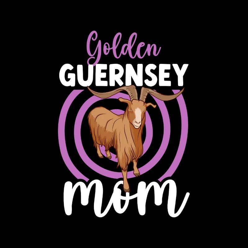 Mama einer Golden Guernsey Ziege