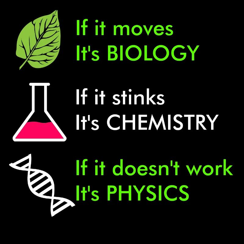 Biologie Chimie Physique Gift Science Nerd