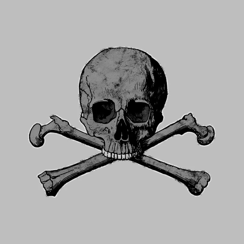 Skull bone head icon gift idea