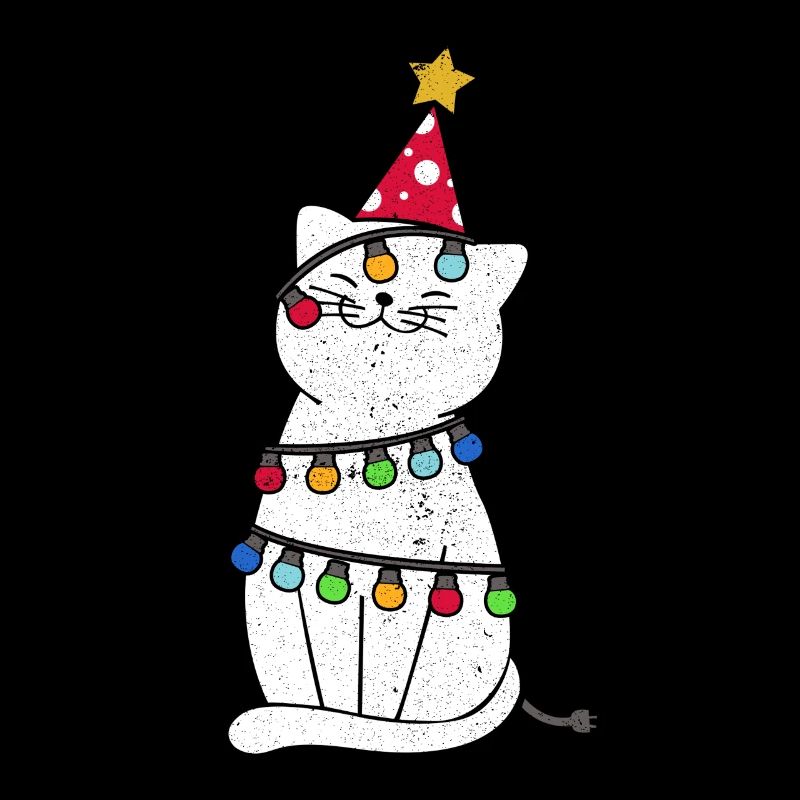 Cadeau de noël chat noël noël