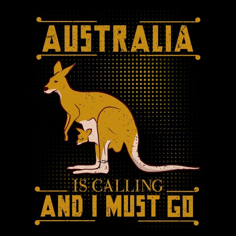 Australia Is Calling Australien Ruft Känguru