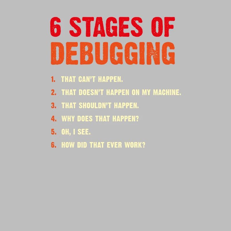 Developer Debugging Computer Scientist Geek Coder