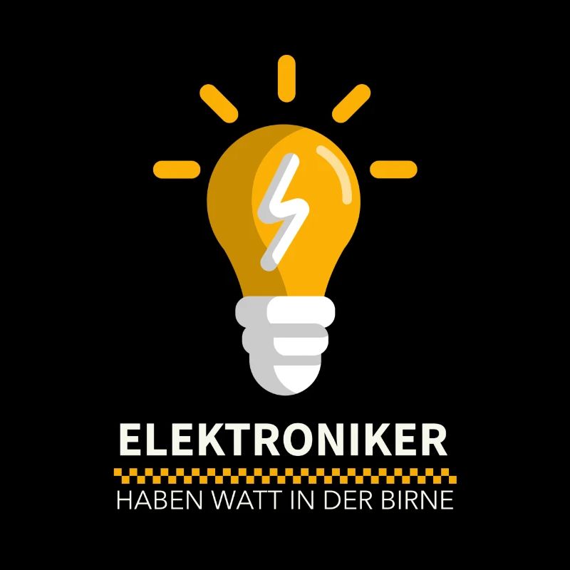 Elektroniker Elektriker lustiger Spruch Witz Beruf