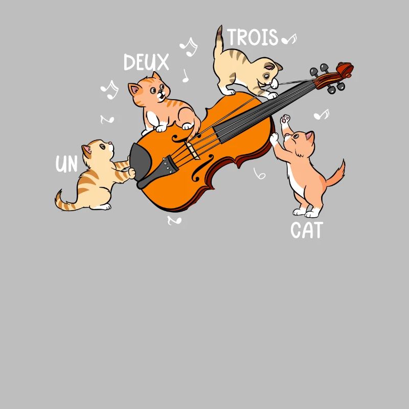 Jeu de mots chatte chatte français violon violon