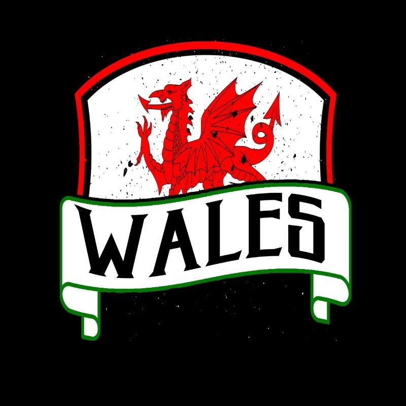 Dragon Flag Wales Celts origin gift