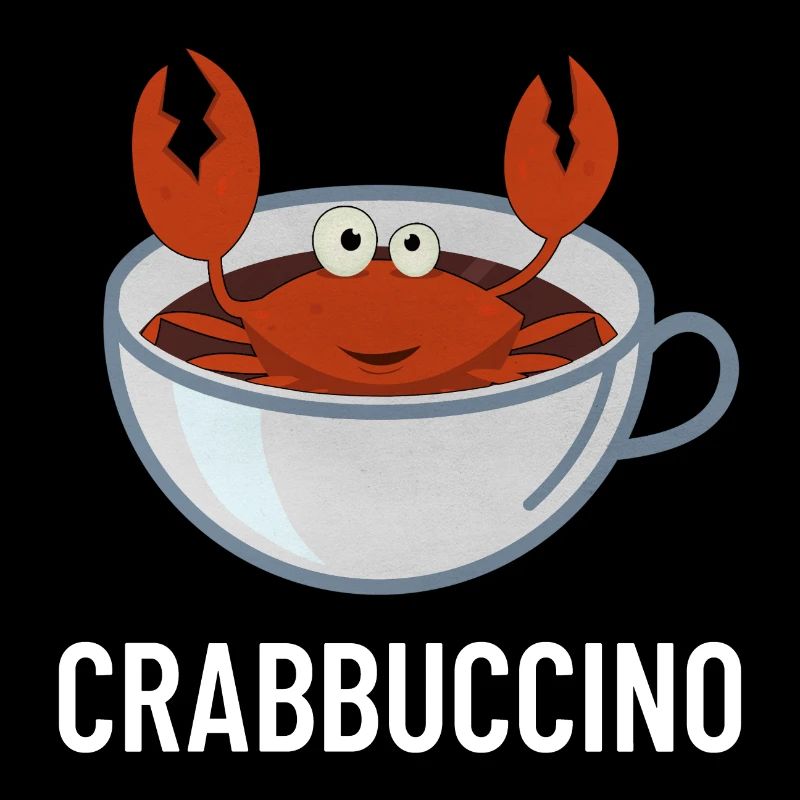 Crab Crab Coffee Cappuccino Crustacean
