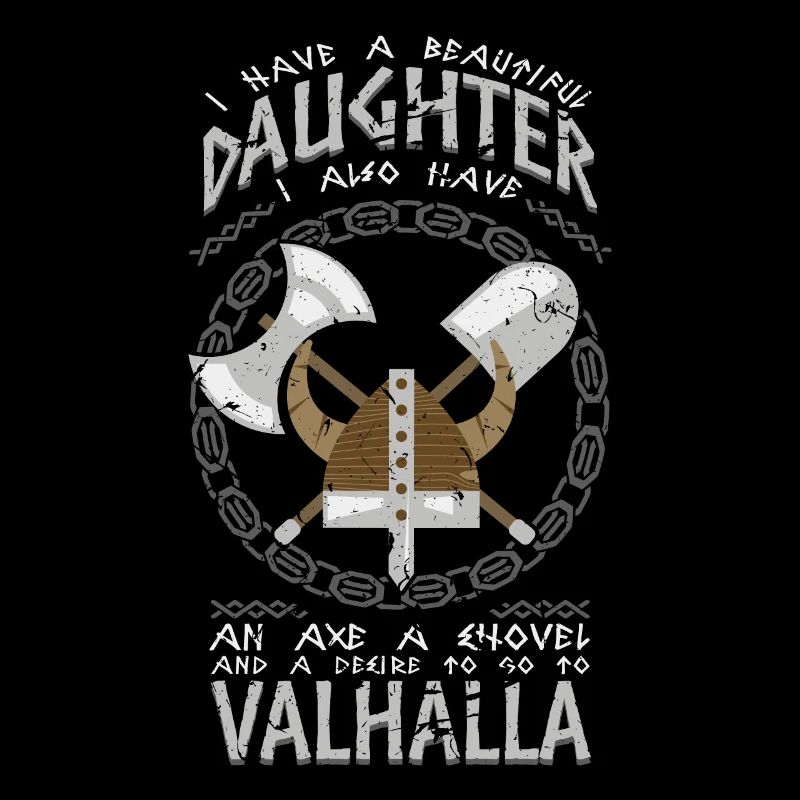 Cadeau de Walhalla de papa de papa de Viking