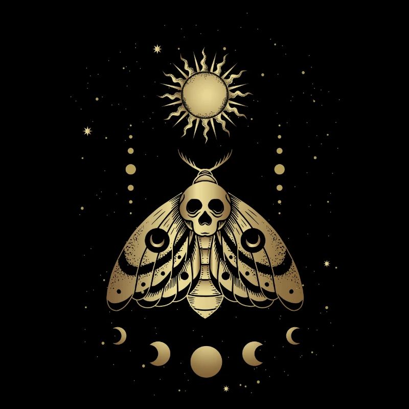 Moth, Moth, Moon Phases, Tarot