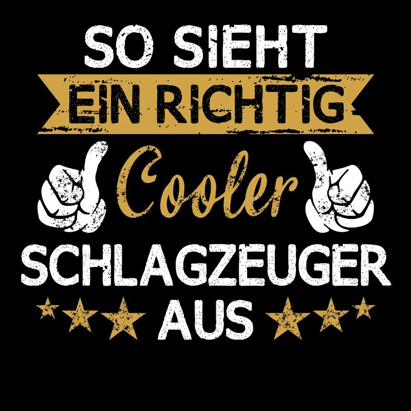 Schlagzeug Schlagzeuger Drummer Instrument Spruch