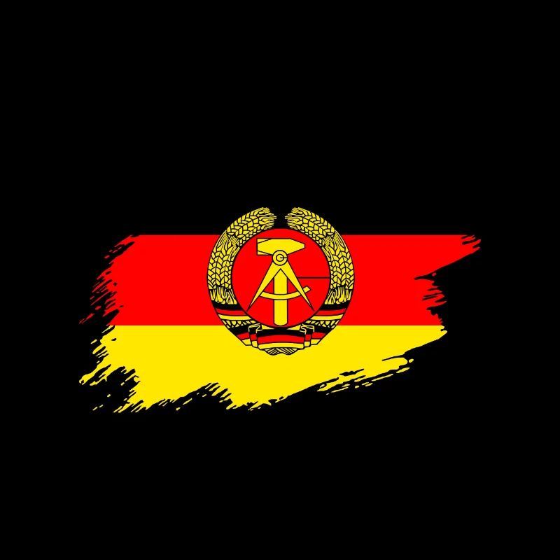 Drapeau d'enseigne DDR Allemagne de l'Est