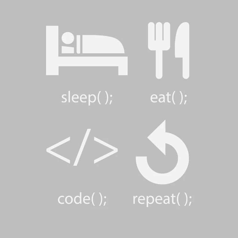 Développeur de programmeur - Eat Sleep Code Repeat