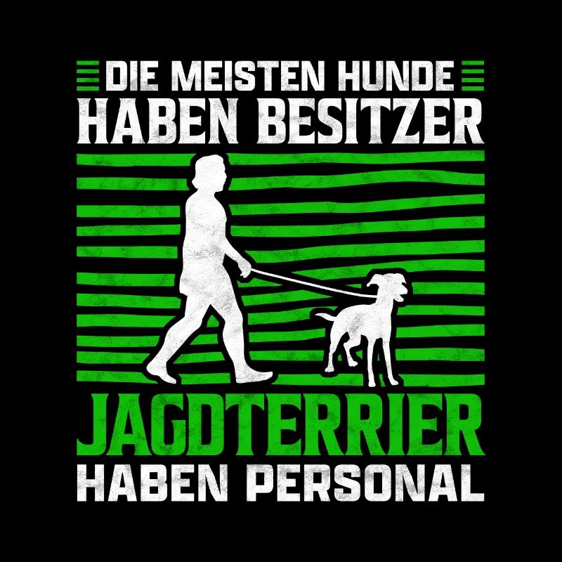 Deutsche Jagdterrier haben Personal Spruch